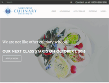 Tablet Screenshot of northwestculinary.com